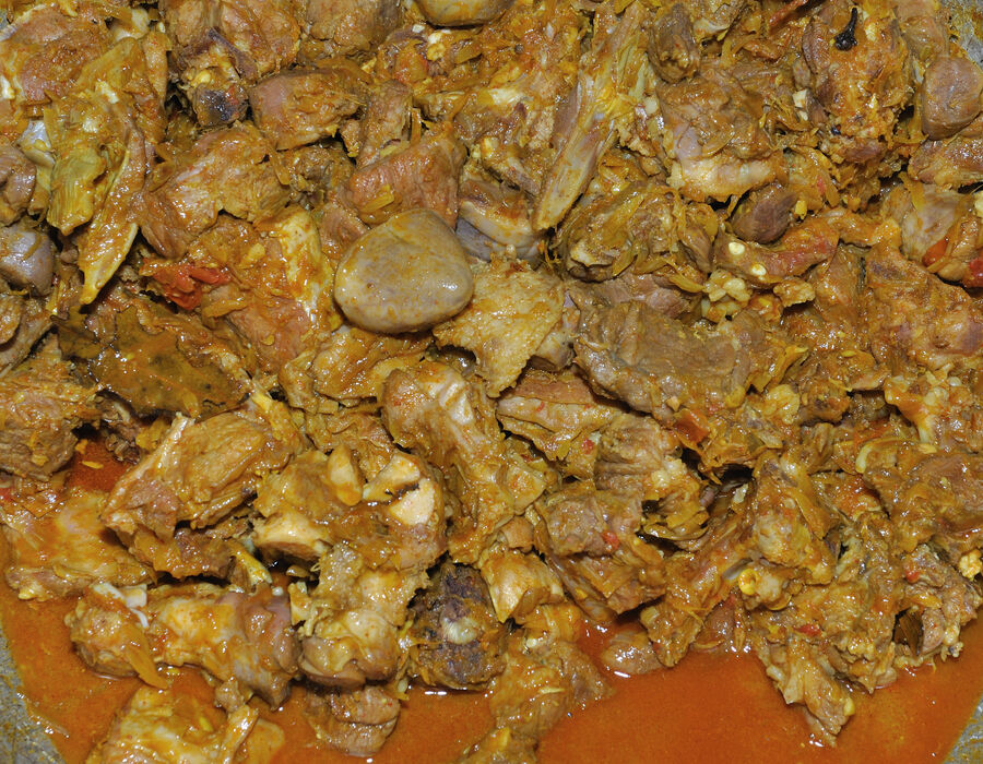 Laal Maans, a fiery red Rajasthani mutton curry